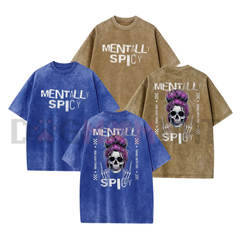 "Fiery Soul" Skull Satirical Dark Humor Mom Tee
