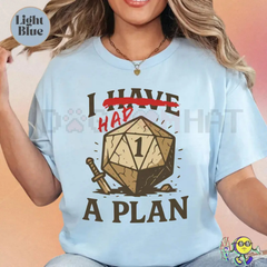 "Don't Worry I Have A Plan" Dnd Shirt – Funny Tabletop Games Tee