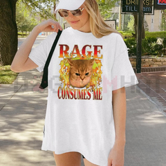 "Cat Rage Is Consuming Me" Funny T-Shirt