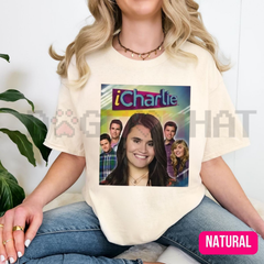 "iCharlie" Retro TV Cast Photo Poster Tee