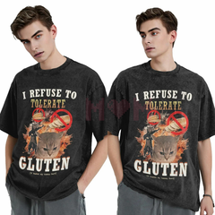 "I Refuse To Tolerate Gluten" Washed T-Shirt