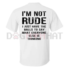 "I'm Not Rude, I Have Social Anxiety" T-Shirt