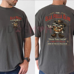"Ella Fella Club" Cowboy Whiskey T-Shirt