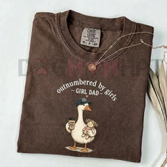 "Girl Dad" T-Shirt – Outnumbered By Girls Tee