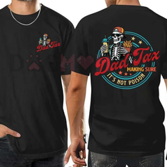 "Dad Tax" Skeleton Retro Graphic Tee