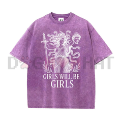 "Girls Will Be Girls" Medusa Oversized T-Shirt