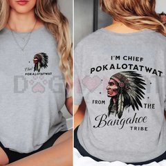 "Chief Pokalotatwat" Funny Adult Humor Tee
