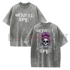 "Fiery Soul" Skull Satirical Dark Humor Mom Tee