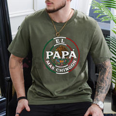 "El Papá Más Chingón" Men's Father's Day Tee