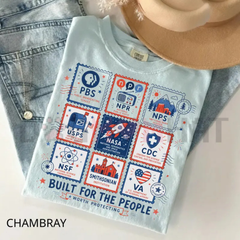 "Built For The People" Retro Stamp Tee