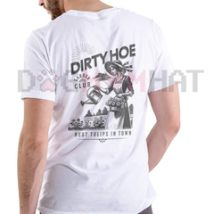 "Dirty Hoe Garden Club" Graphic Tee – Funny Botanical T-Shirt