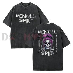 "Fiery Soul" Skull Satirical Dark Humor Mom Tee