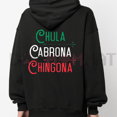 "Chingona" Chola Mexican Pride Hoodie