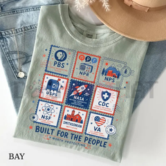 "Built For The People" Retro Stamp Tee