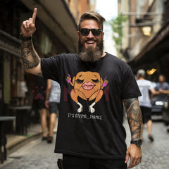 "It's Giving Thanks" Thanksgiving Vibe Check T-Shirt – Viral Slang Modern Internet Humor Tee
