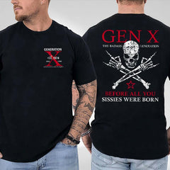 "Badass Generation" Gen X Custom Year T-Shirt