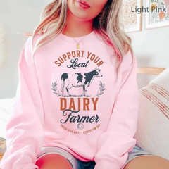 "Eat Local" Graphic Sweatshirt