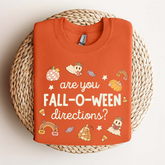 "Are You Fall-O-Ween Directions?" T-Shirt – Funny Halloween Pun Tee