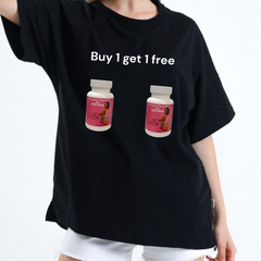 "Bel Bouda Anform" Women's T-Shirt – BOGO Free Black Tee, Empowering Graphic Design, Unique & Stylish Top