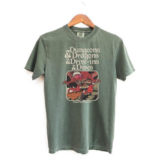 "D&D and Drive Ins" T-Shirt – Comfort Colors Dragon Graphic Tee