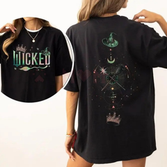 "Defy Gravity" Wicked Musical 2-Side Shirt – Elphaba Glinda Graphic Tee