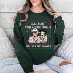 "Holy Shit Where's the Tylenol" Ugly Sweatshirt – Funny Christmas Vacation Quote Jumper