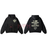 "I Am Comfortable With Violence" 2-Side Hoodie – Bold Edgy Unapologetic Statement Pullover