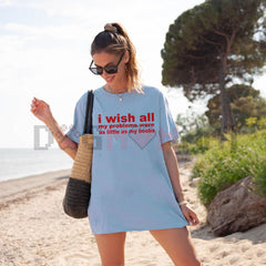 "I Wish All My Problems Were As Little As My Boobs" Shirt – Funny Body Positive Meme Apparel