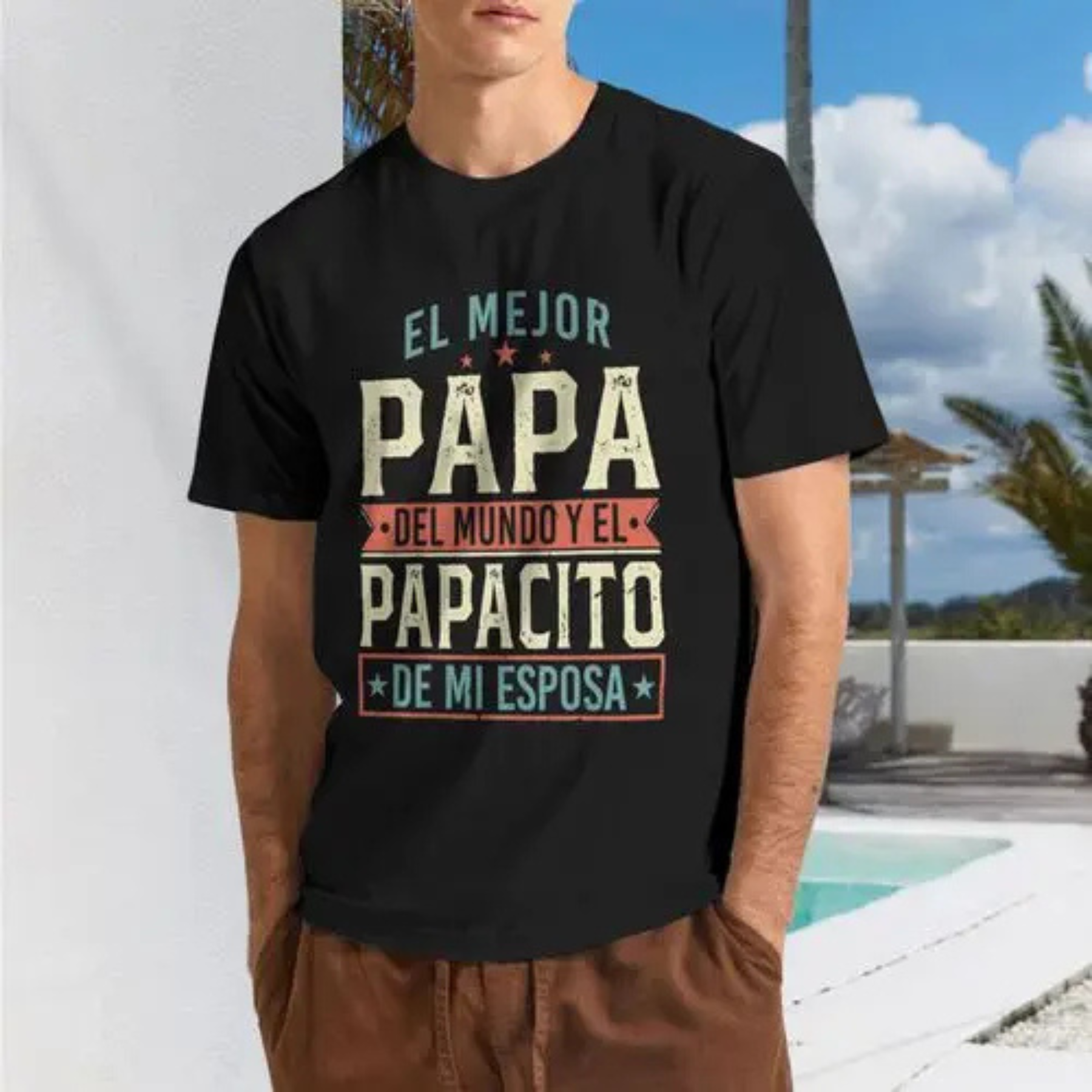 "Eres El Mejor Papá" Spanish Graphic T-Shirt
