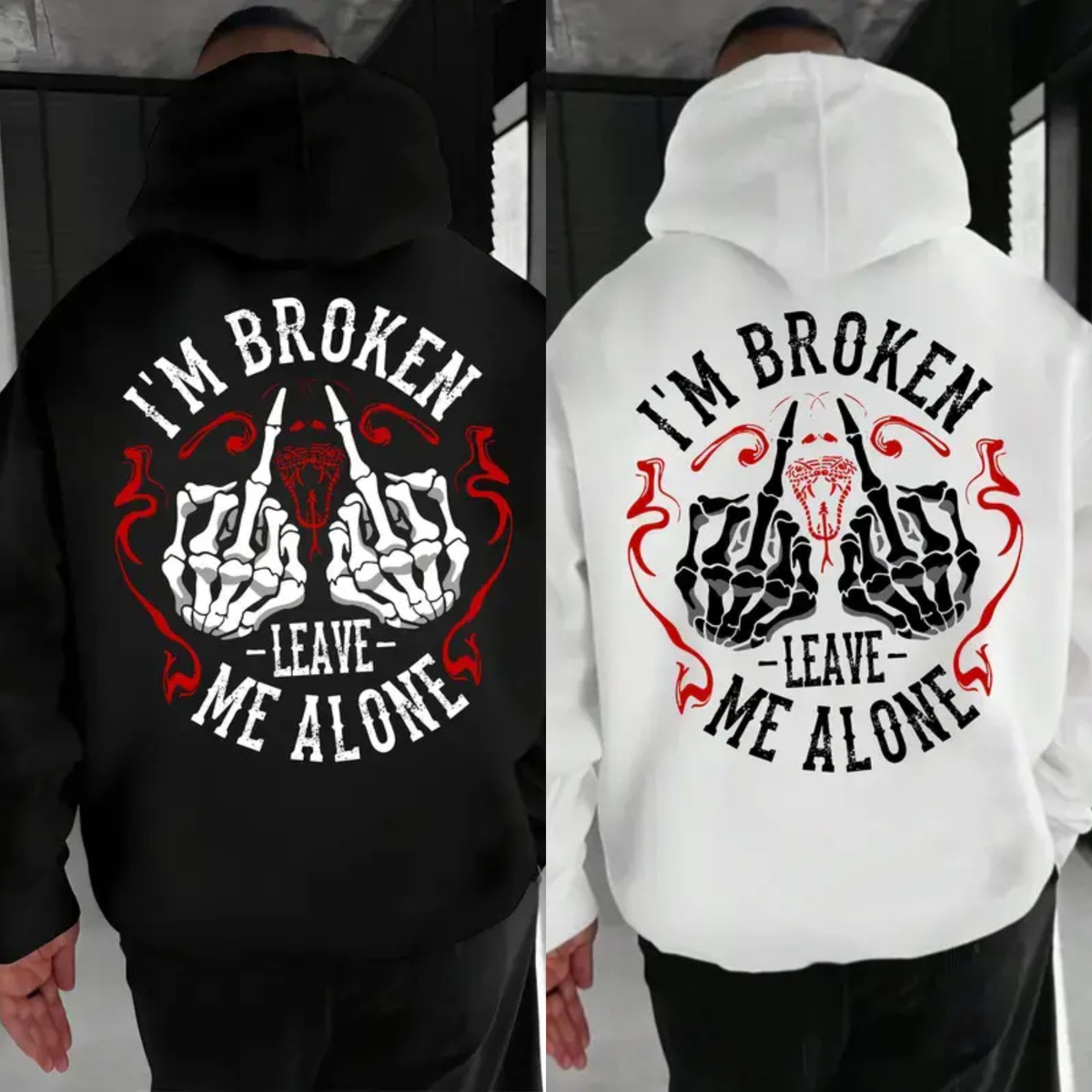 "I'm Broken Leave Me Alone" Hoodie