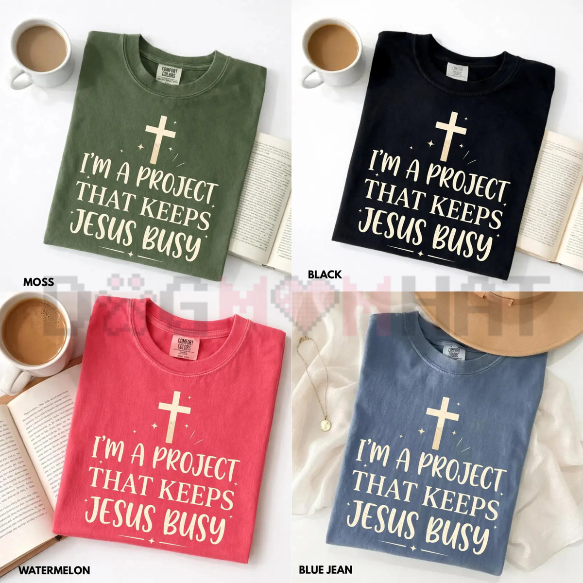"I'm A Project That Keeps Jesus Busy" Shirt