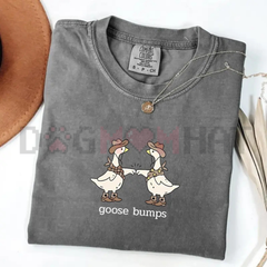 "Goose Bumps" Western T-Shirt – Silly Goose Cowboy Graphic Tee