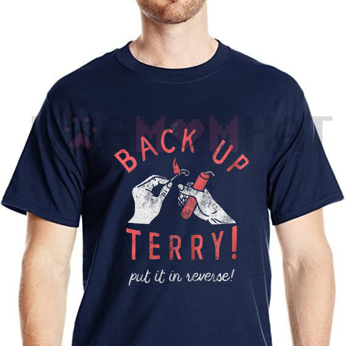 "Back Up Terry" Funny Sarcastic Fireworks T-Shirt