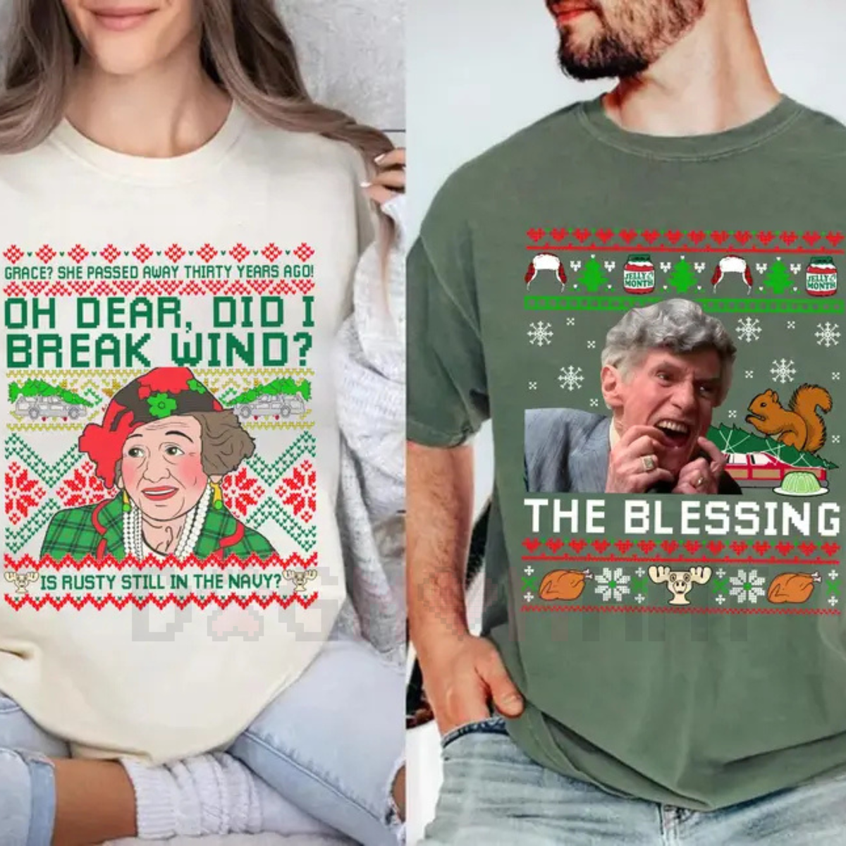 "Grace She Passed Away 30 Years Ago" Christmas Vacation Tee