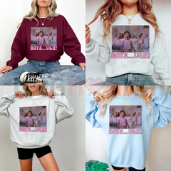 "Boys, Ugh" Funny Valentine's Sweatshirt
