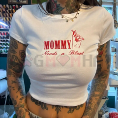 "Cannamom Club" Custom Embroidered Top