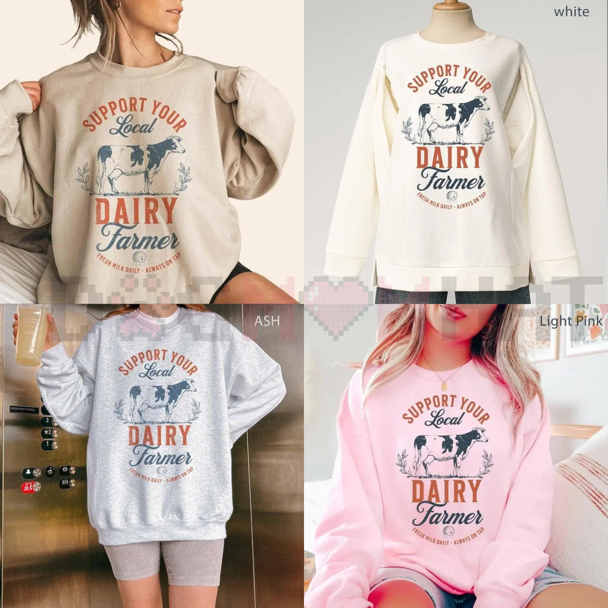 "Eat Local" Graphic Sweatshirt