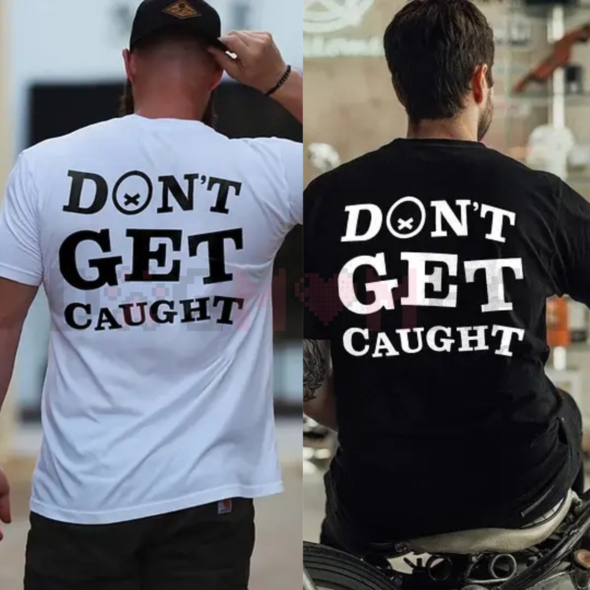 "Don't Get Caught" Printed Men's T-Shirt