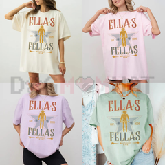 "Ella's Fellas" Shirt – Retro Western Cowboy T-Shirt