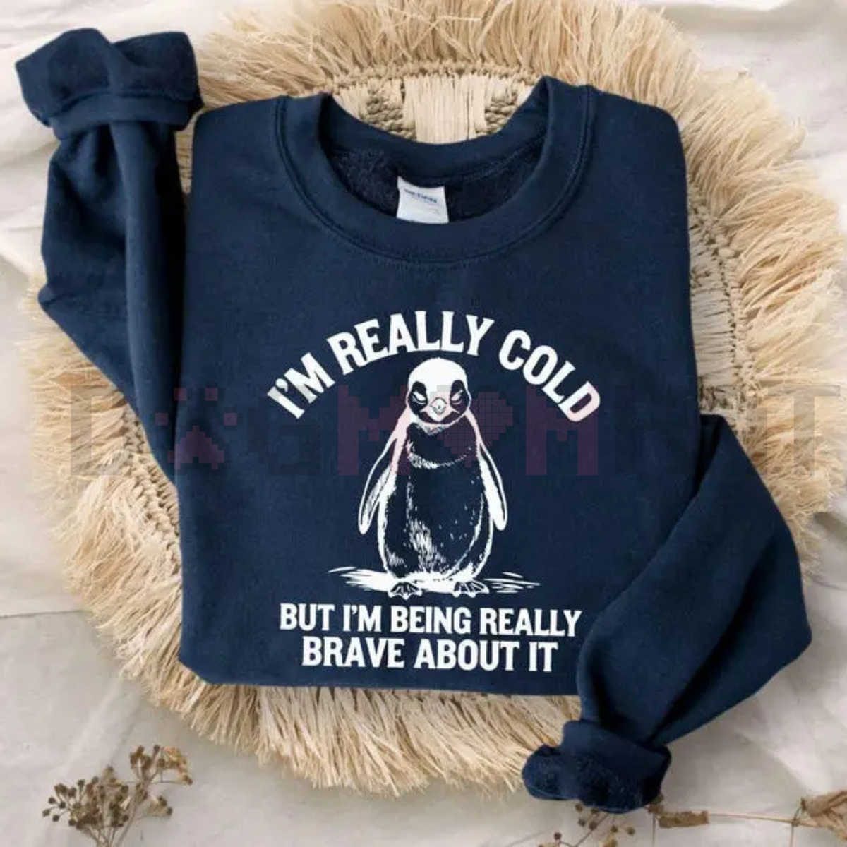 "I'm Really Cold But Being Brave" Sweatshirt