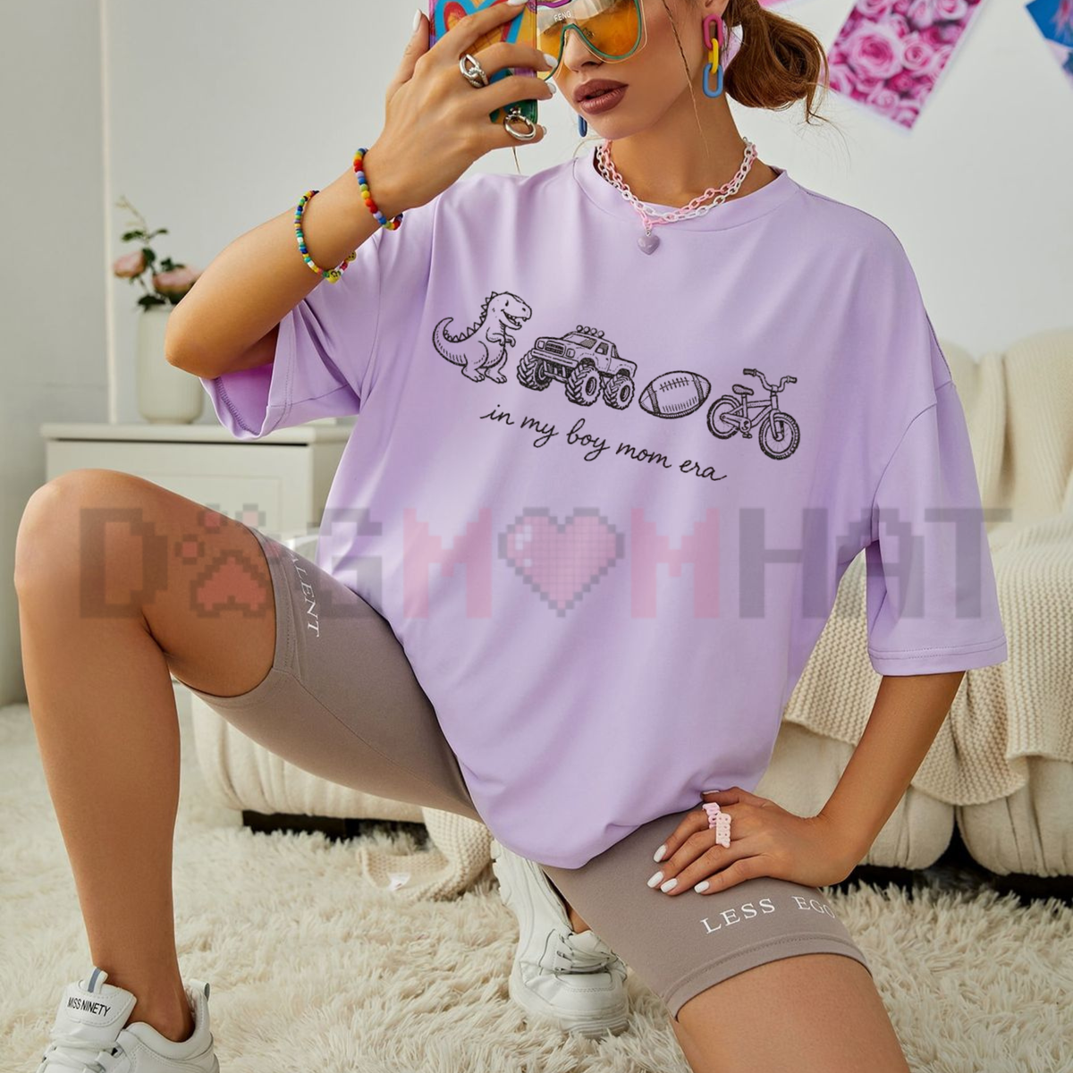 "In My Boy Mom Era" T-Shirt – Trendy Sports Mom Graphic Tee