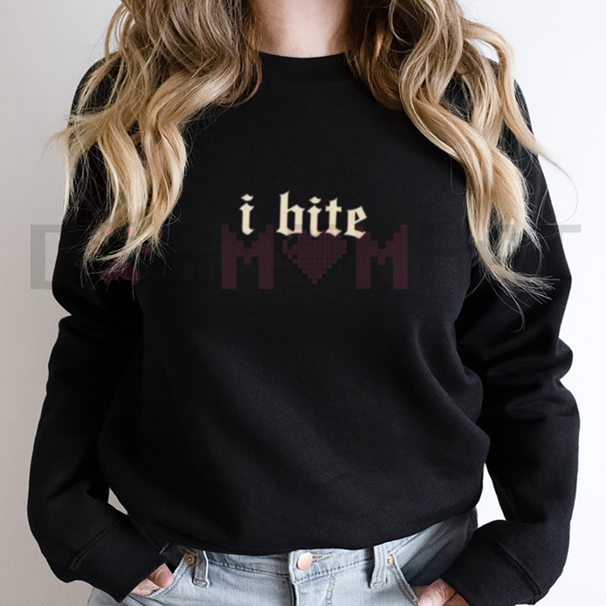 "I Bite" Gothic Funny Sweatshirt