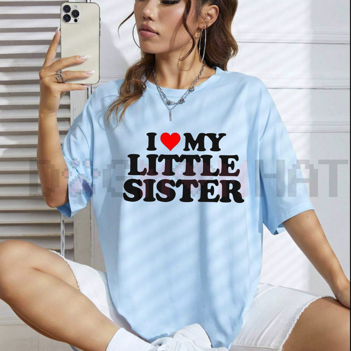 "I Love My Little Sister" T-Shirt – Made in USA Sibling Pride Tee