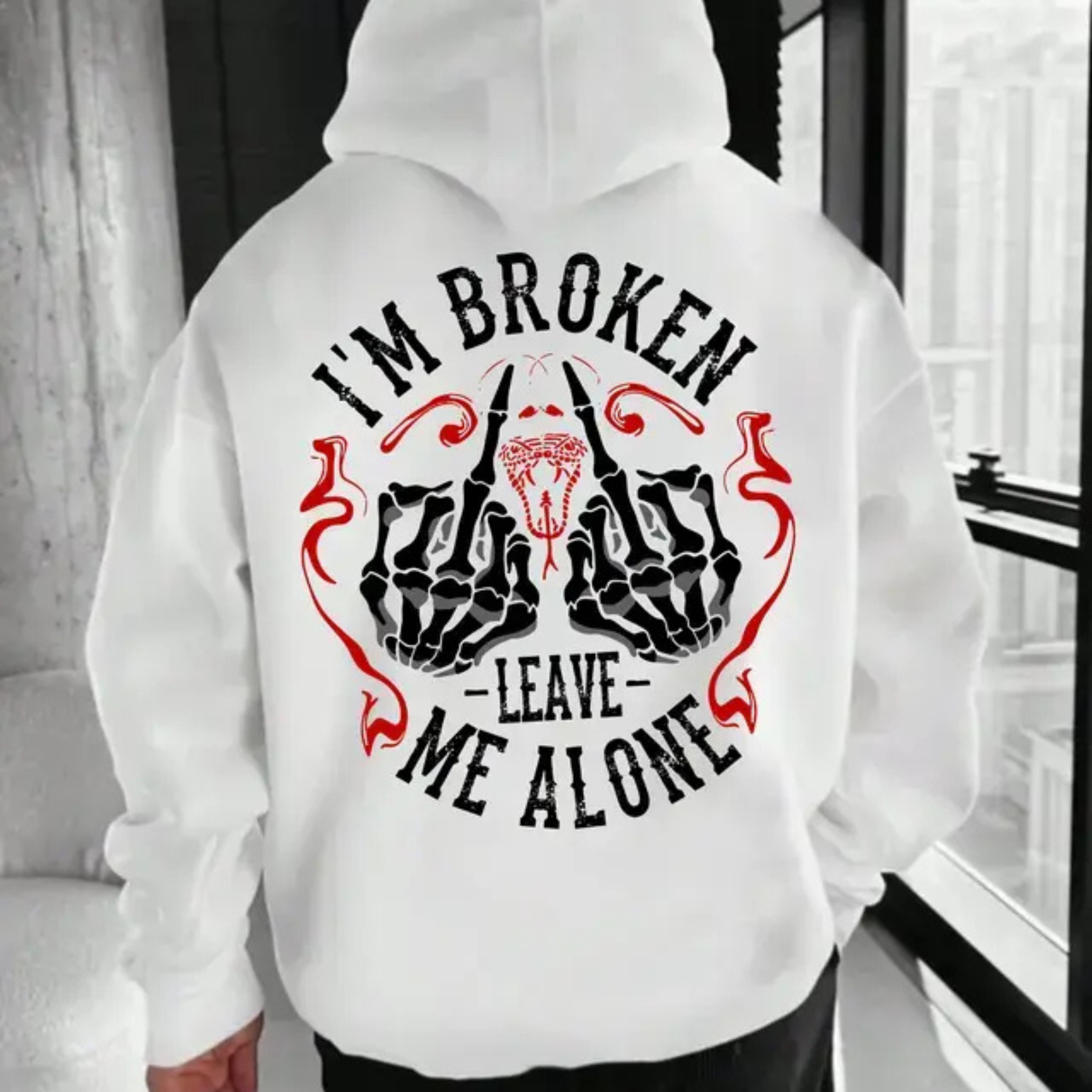 "I'm Broken Leave Me Alone" Hoodie