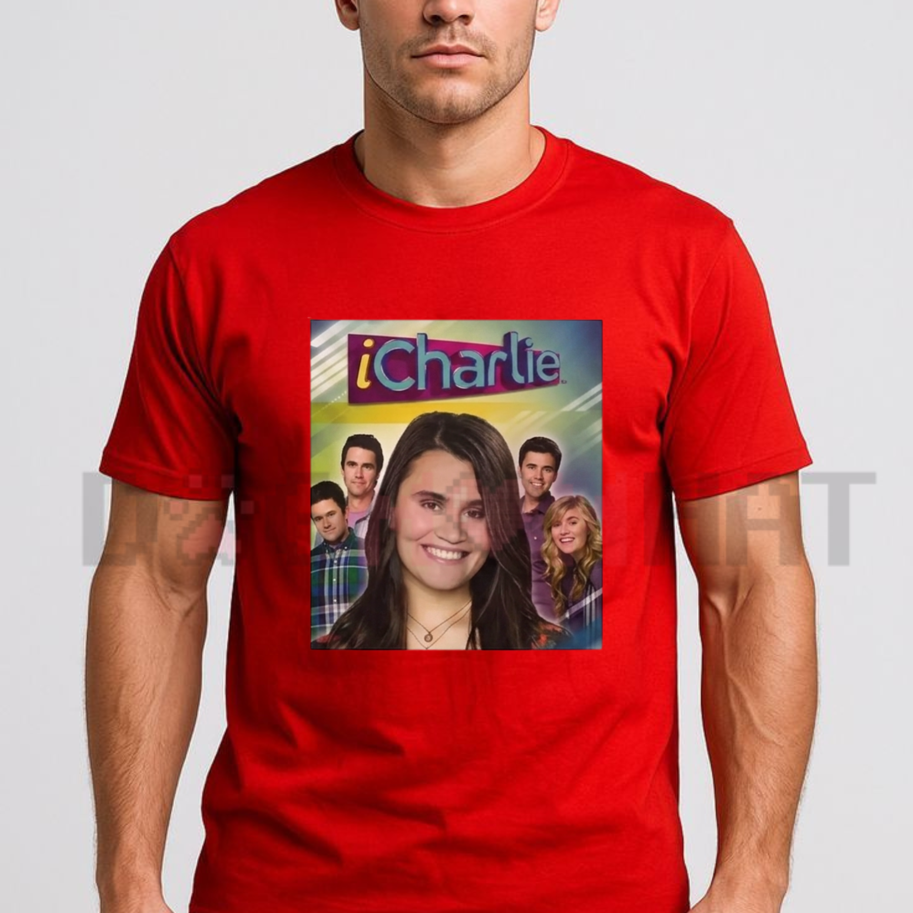 "iCharlie" Retro TV Cast Photo Poster Tee