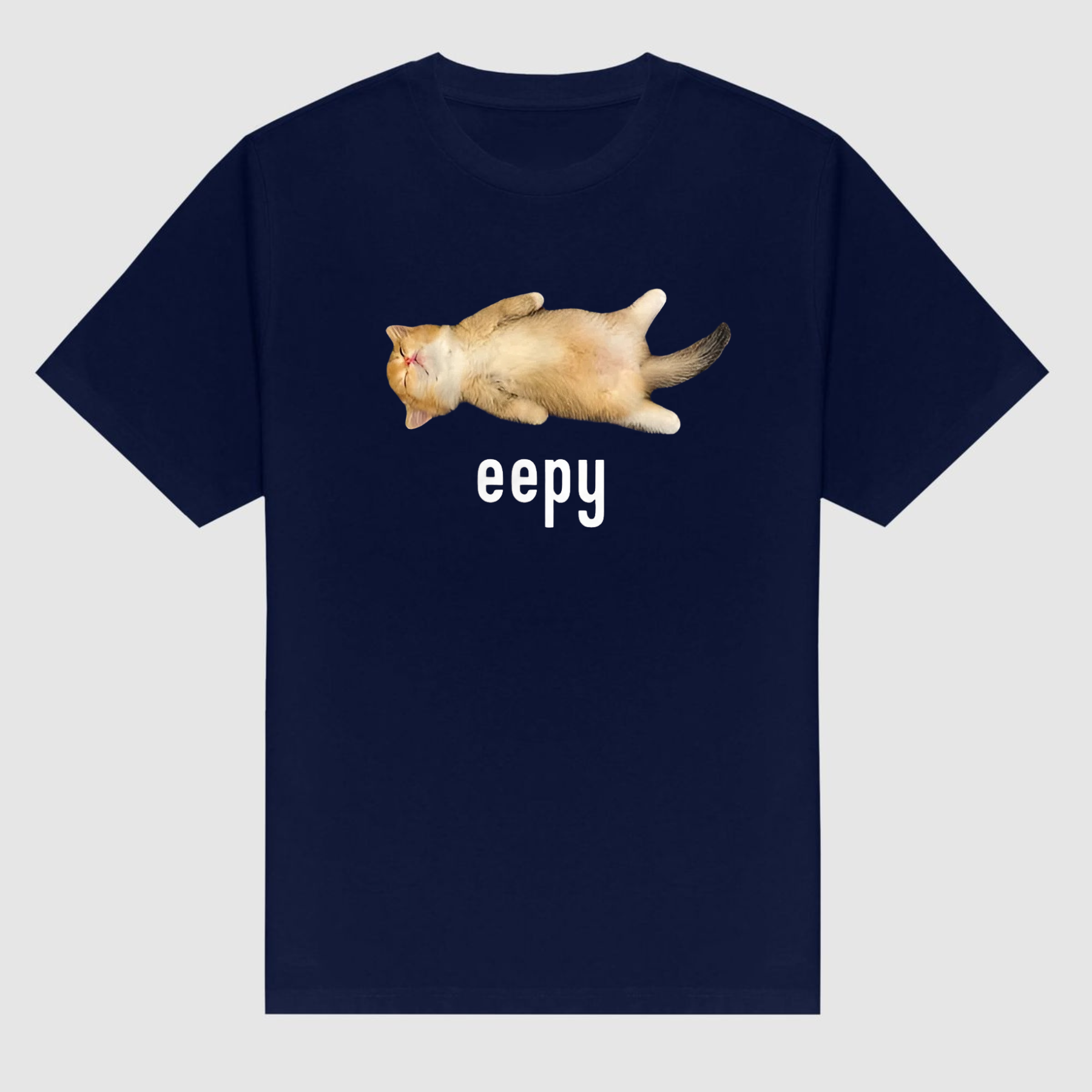 "Eepy Cat" T-Shirt - Silly Sleepy Cat Meme Tee