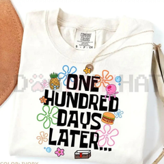 "100 Days Later" Teacher Survival T-Shirt