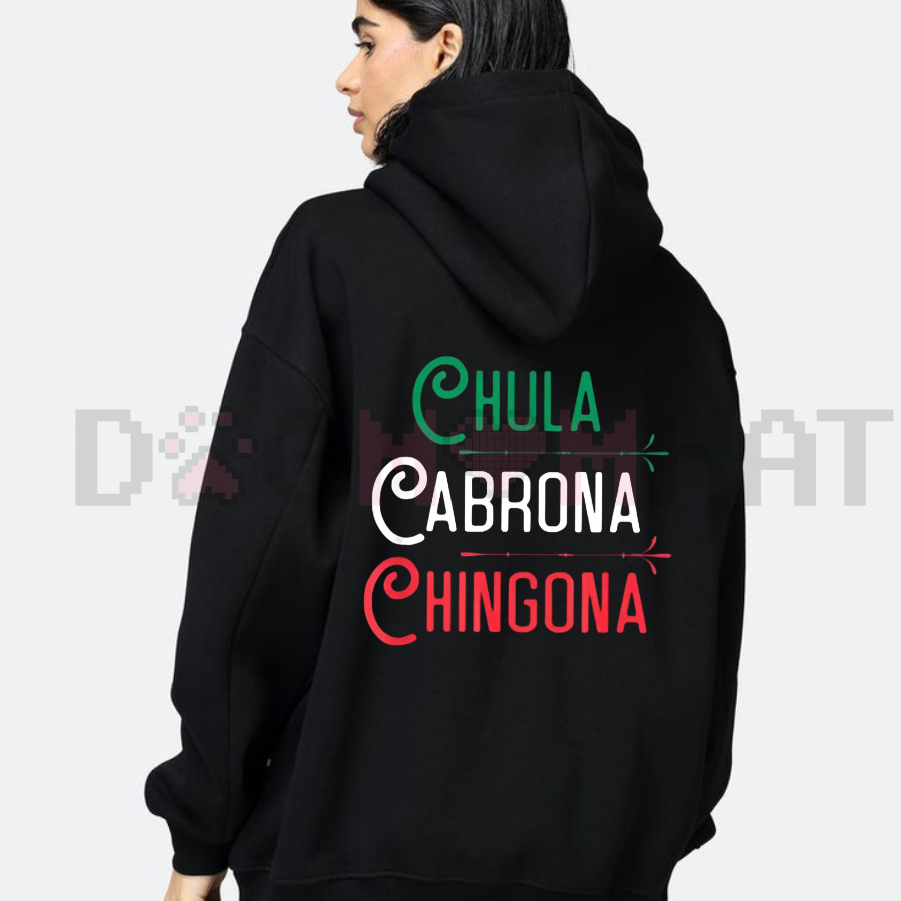 "Chingona" Chola Mexican Pride Hoodie