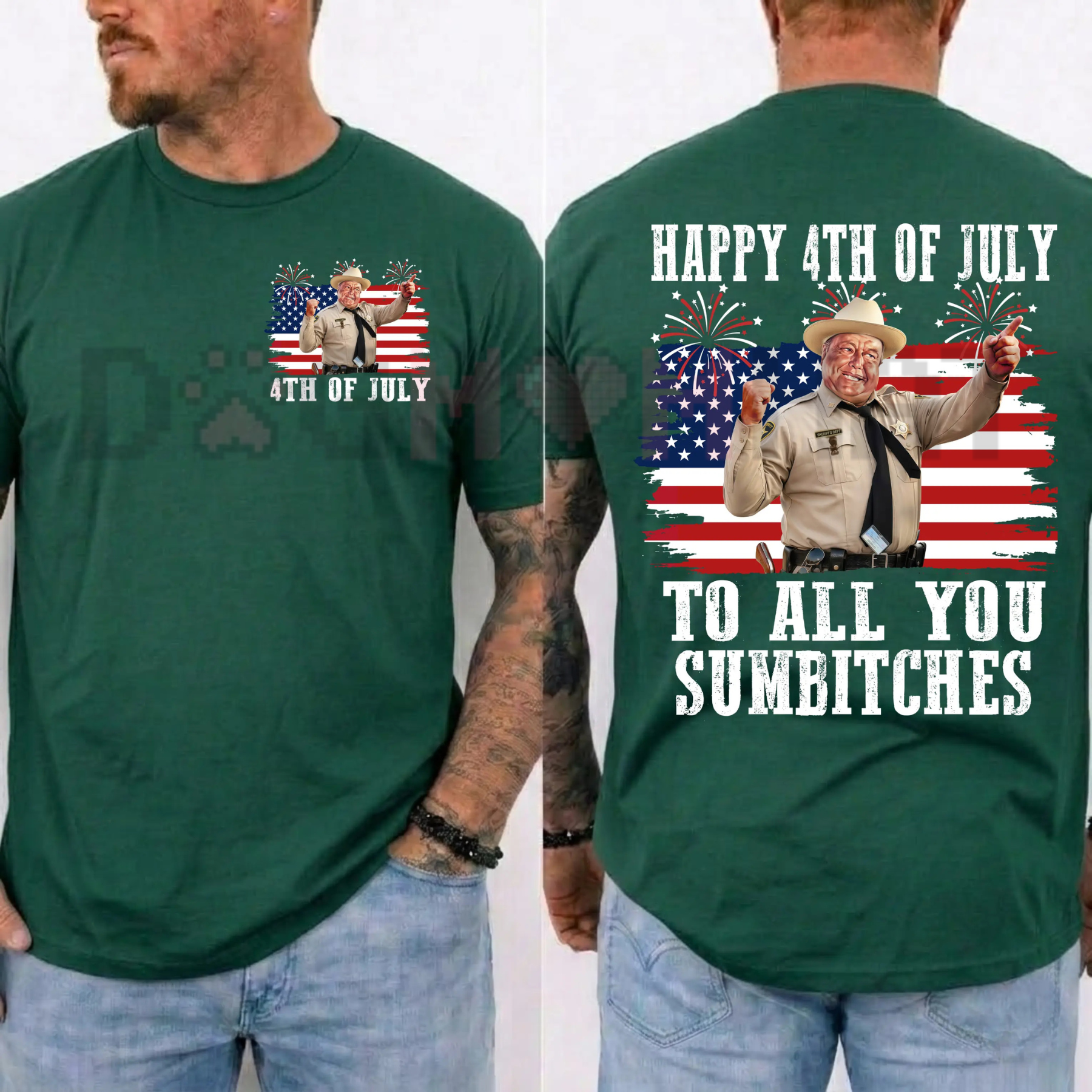 "Happy 4th Of July To All You Sumbitches" T-Shirt