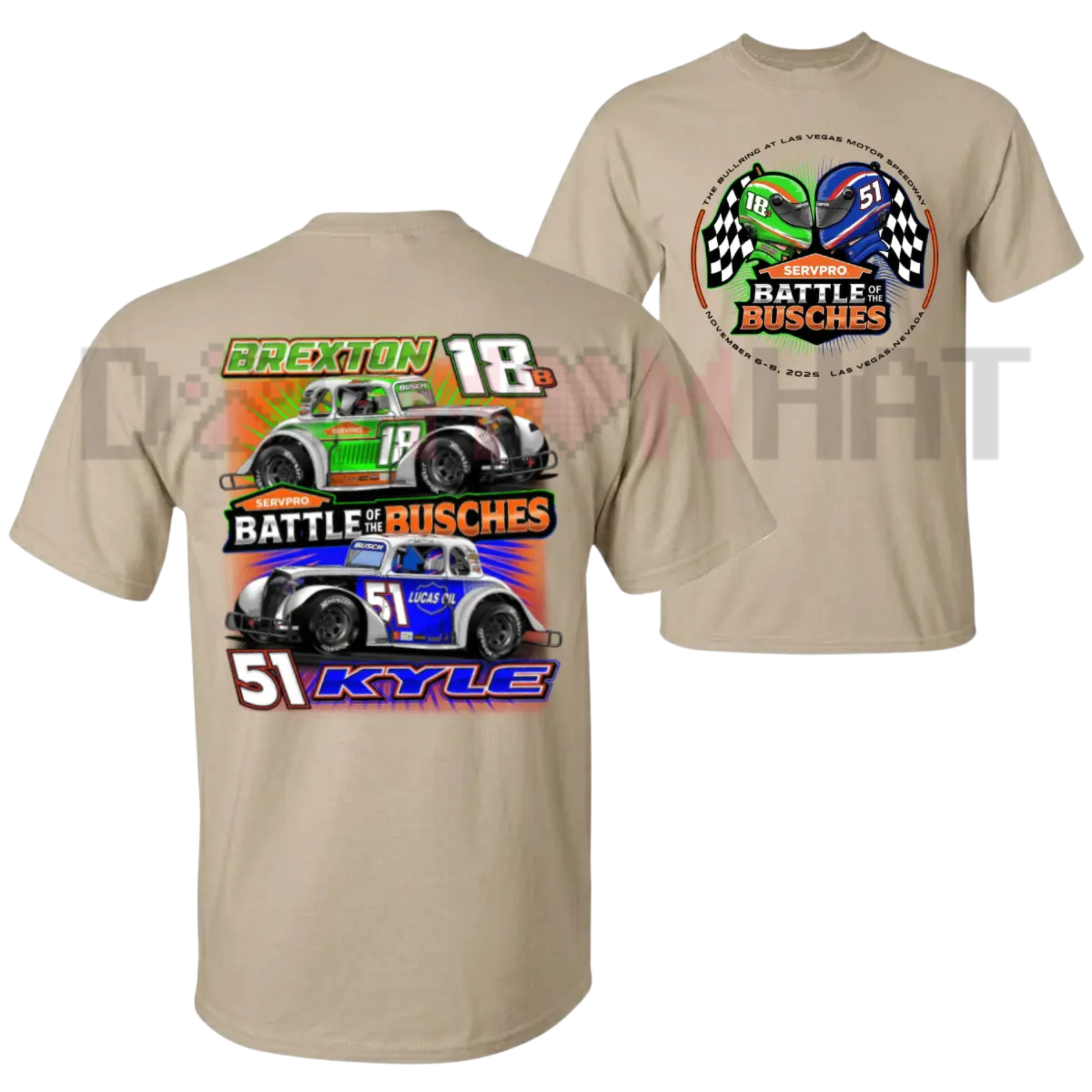 "Battle Of The Busches" Motorsports T-Shirt